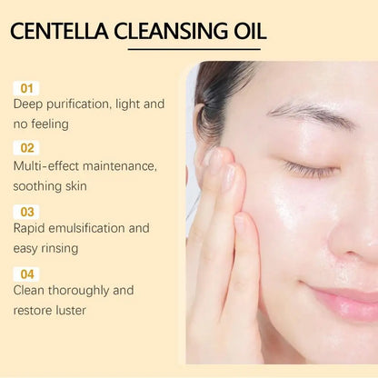 Centella Skincare Set Cleansing Oil Face Wash Serum Barrier Repair Soothing Hydrating Facial Care Kit For All Skin Types Korean